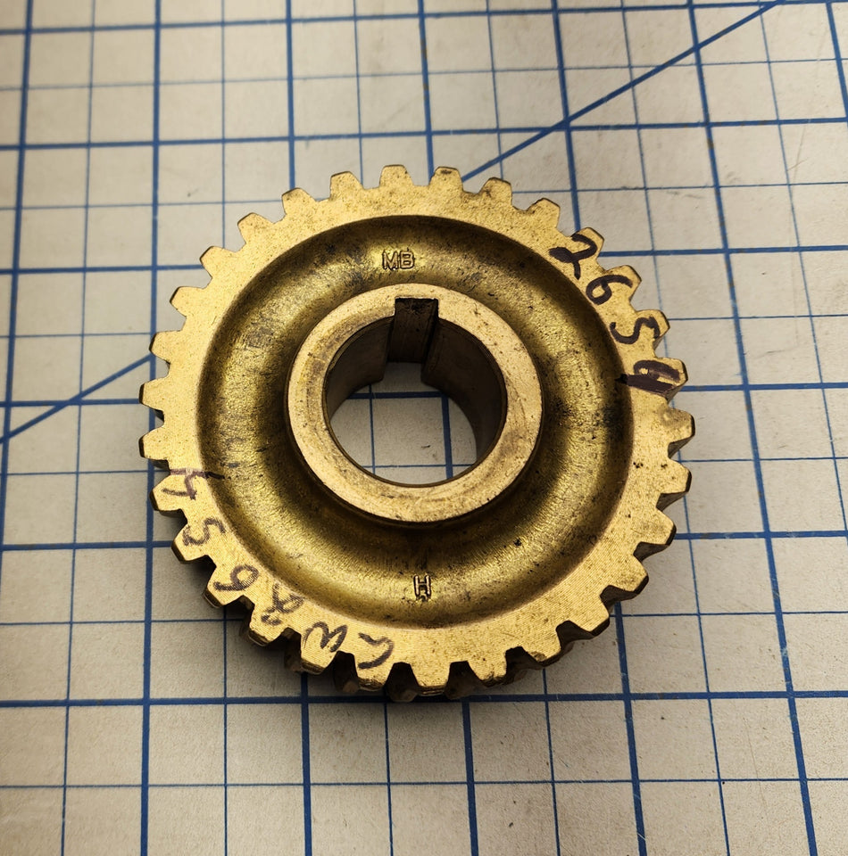 MTD Cub 2654 GW-2654 Worm Drive Gear Brass GW-2675 30T