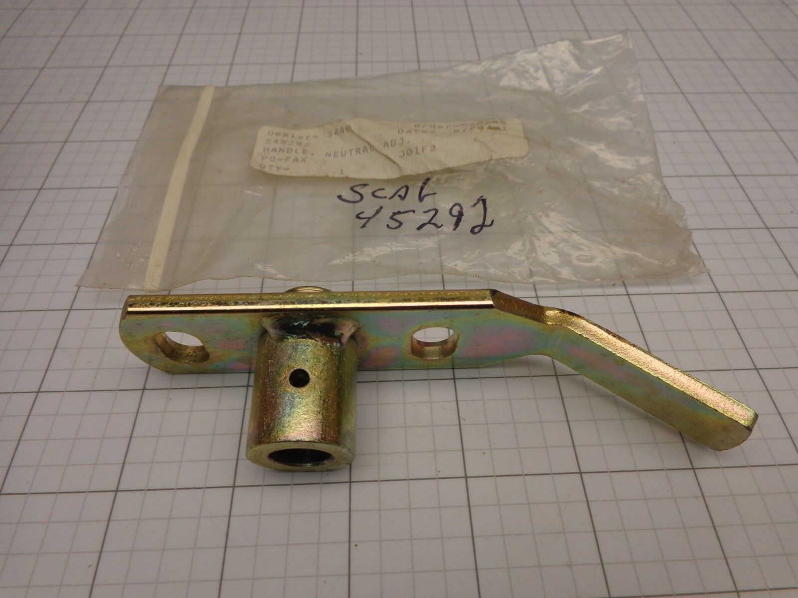 SCAG OEM NOS 45292 Neutral Adjust Adjusting Handle – Cottonwood Surplus ...