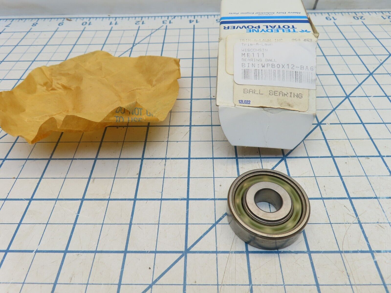 Wisconsin ME111 ME-111 Ball Bearing – Cottonwood Surplus Sales