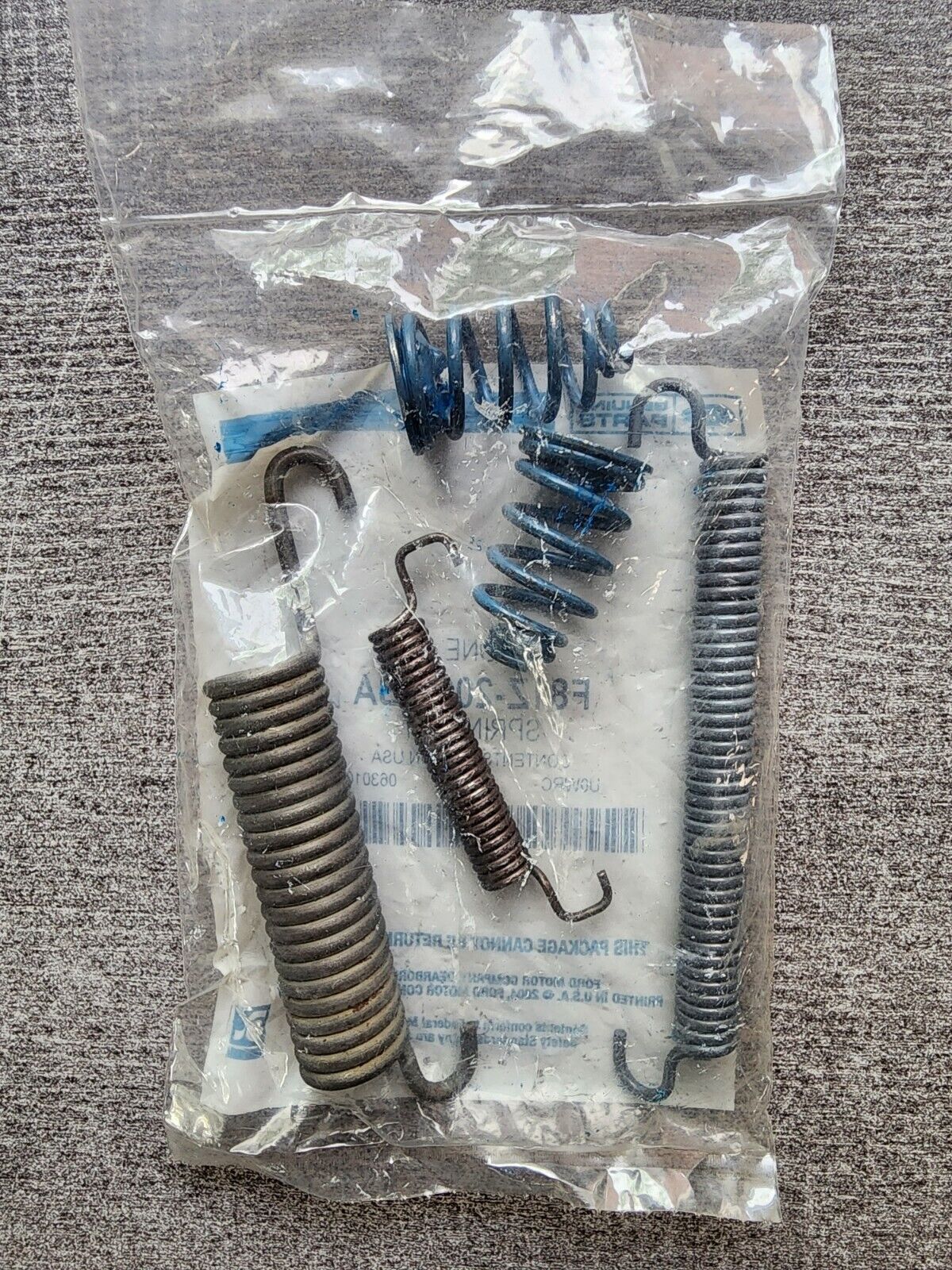 Parking Brake Spring Kit Ford F81Z-2069-BA Parking Brake Spring Kit Springs Only Factory Sealed ...