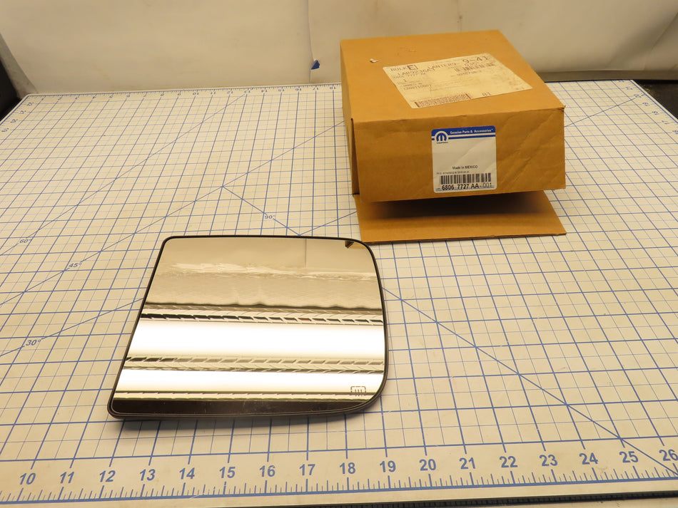 Mopar 68067727AA Side View Mirror Glass Left Drivers Tow Heated