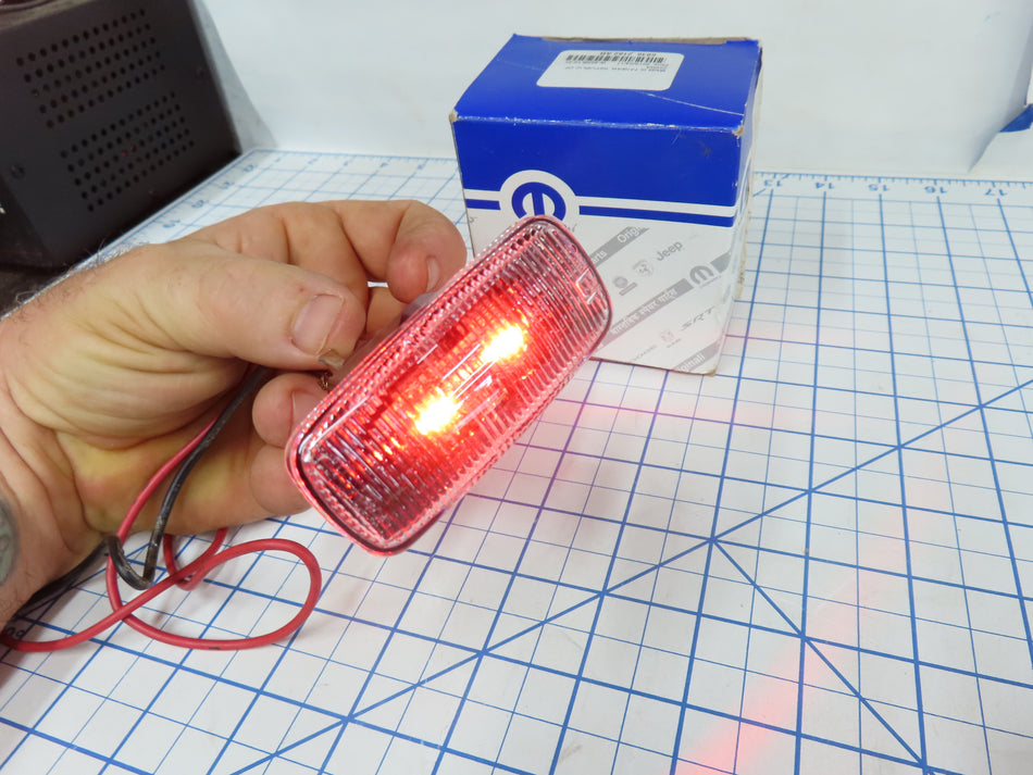 Mopar 68362182AB Rear Side Marker Light Lamp Red