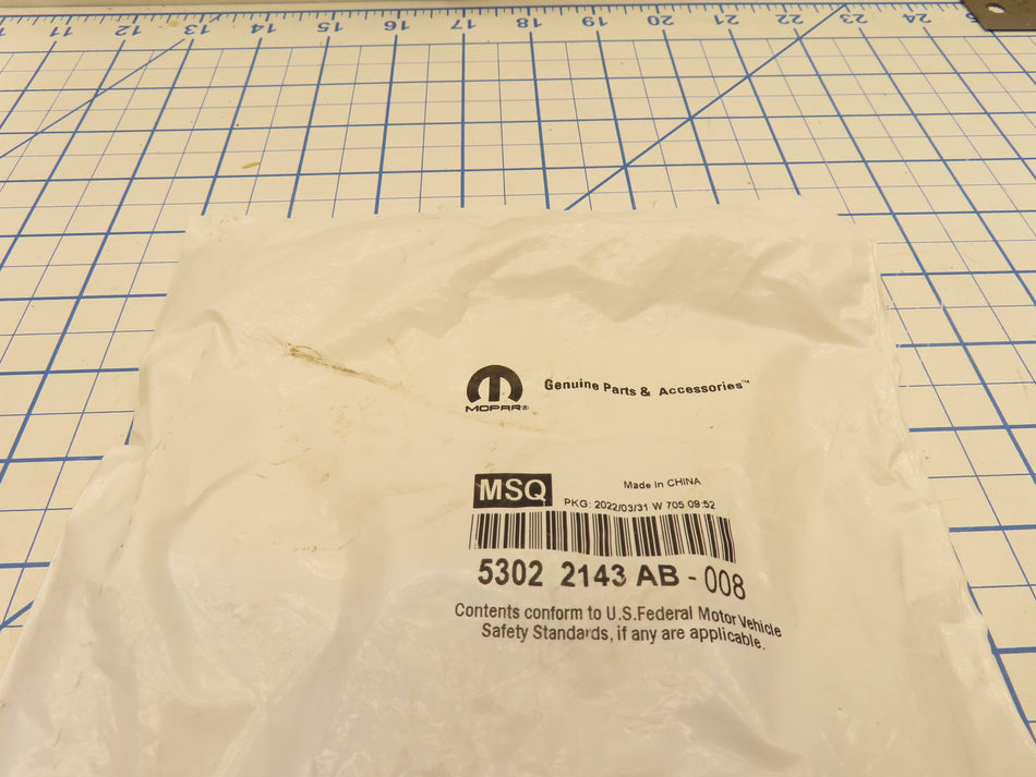 Mopar 53022143AB Intake Manifold Gasket Set 8 Pieces Factory Sealed