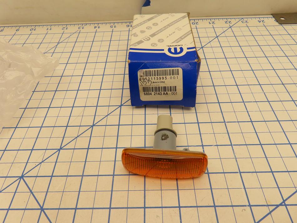 Mopar 68042143AA Side Marker Light Dually Fender Amber