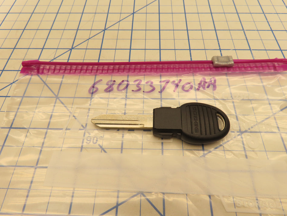 Mopar 68033740AA DODGE Logo Key Blank No Bag