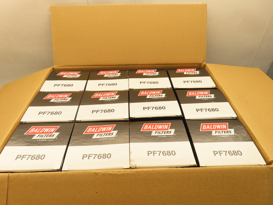 Baldwin PF7680 Fuel Filter Water Separator Element Case Lot of 12 Filters USA