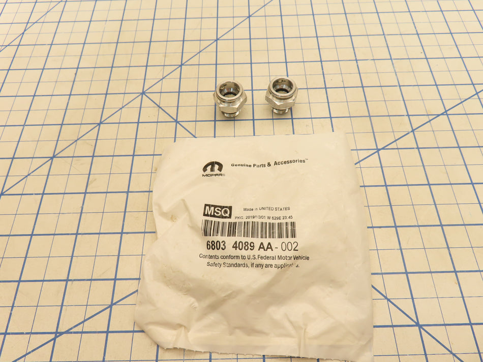 Mopar 68034089AA Connector Fitting for Oil Cooler Line 2 Pack
