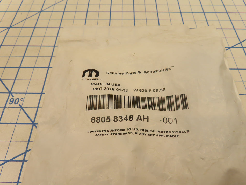 Mopar 68058348AH Remote Key Fob Battery Unknown Factory Sealed