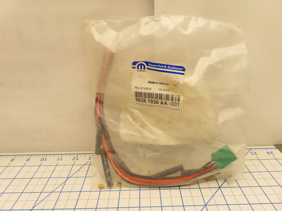 Mopar 68261930AA Female Wiring Harness Pigtail 6 Way Connector