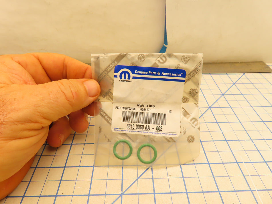 Mopar 68150060AA O Ring for EGR Coolant Factory Sealed 2 Pack