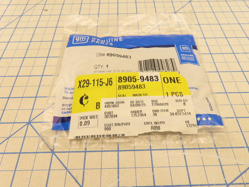 GM 89059483 Manual Transmission Output Seal Factory Sealed General Motors