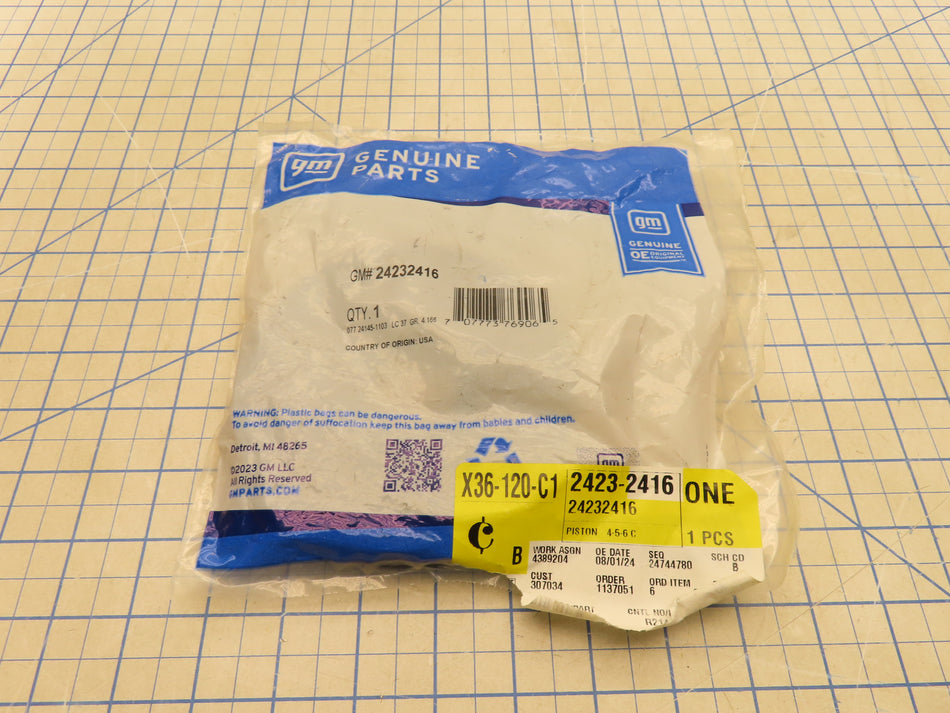 GM 24232416 Transmission Clutch Piston Factory Sealed General Motors