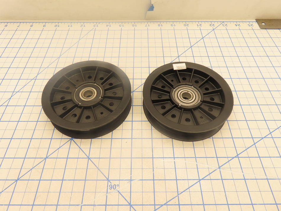 Grasshopper 393225 Flat Idler Pulley 2 Pack